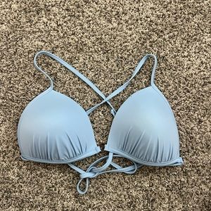 Aerie Light Blue Bikini Top
